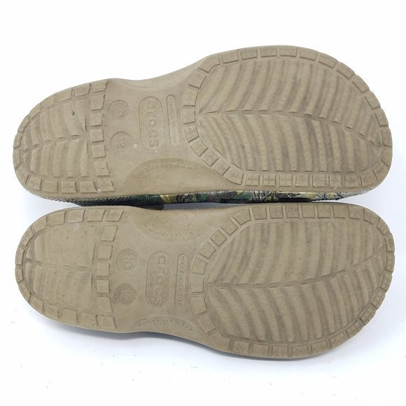 CROCS shoes green REALTREE cammo clogs‎ M10 / W12 main image 11
